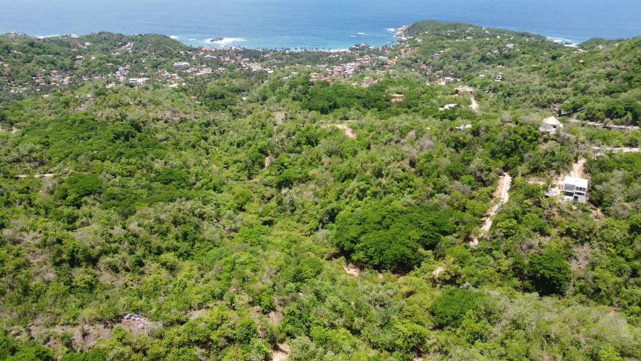Azimut · La playa de Mazunte desde el aire